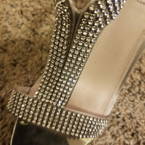 Glint Rhinestone Sparkle High Heels - Picture 1 of 6
